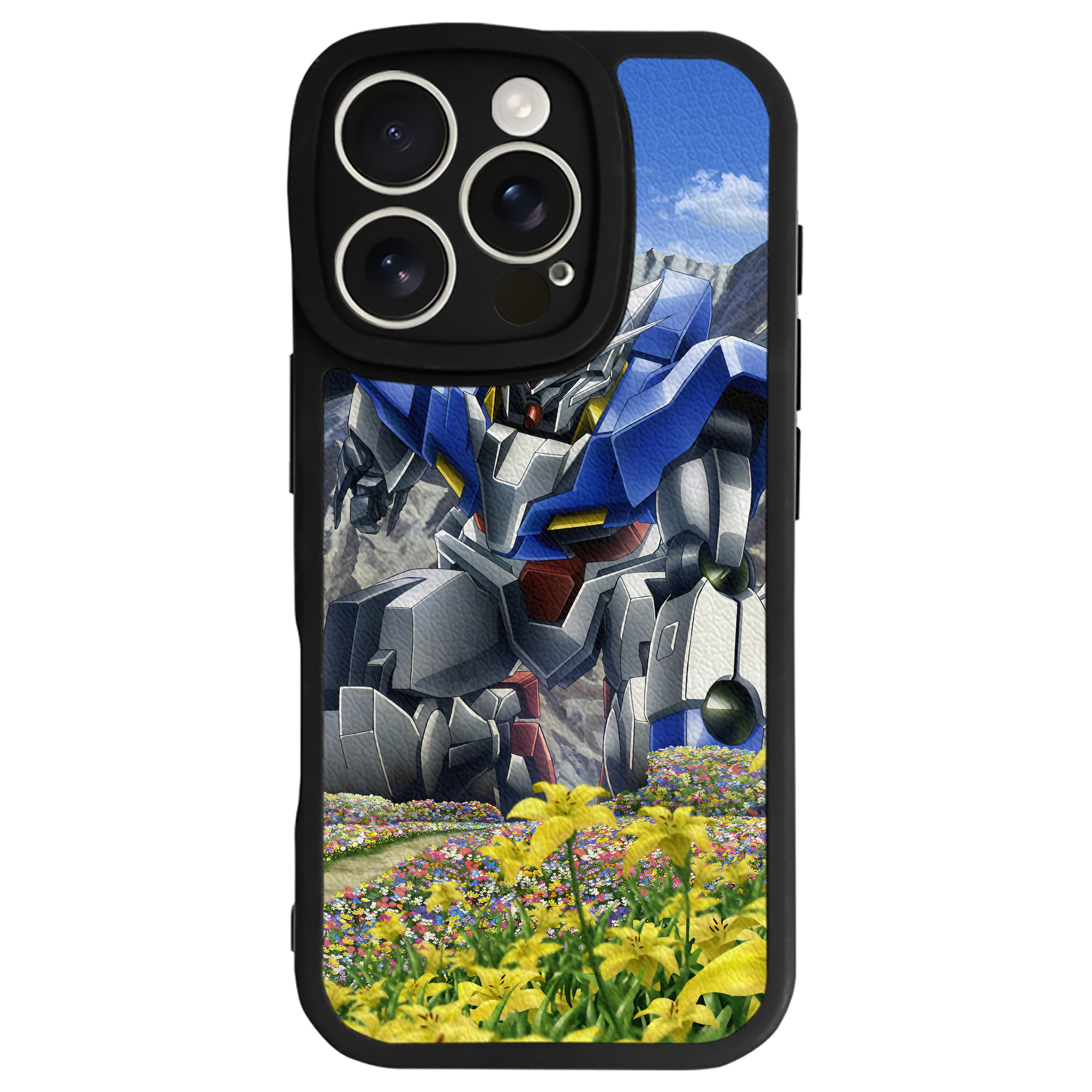 （画像用） 機動戦士ガンダム Mobile Suit Gundam 【iPhone 16シリーズ対応】シリコンスマホケース（レザー調） 材質：シリコン